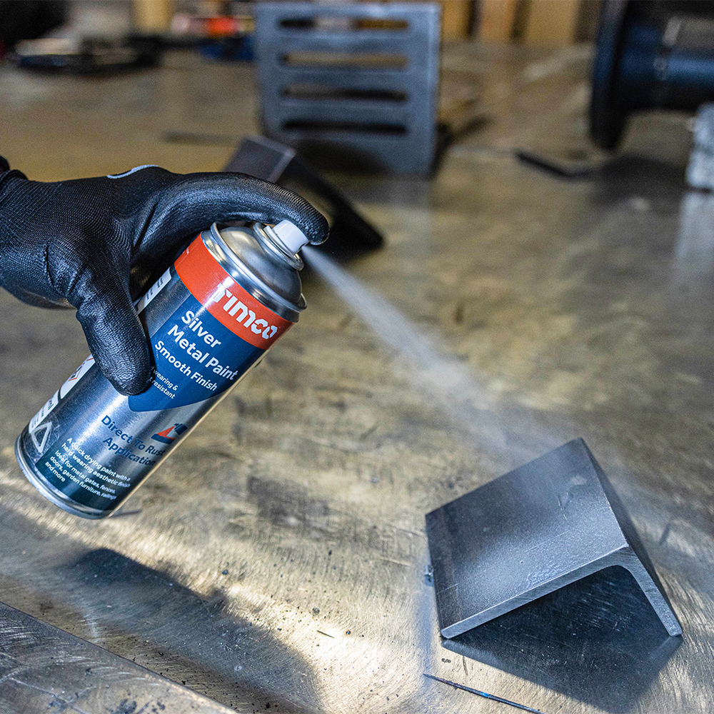 Silver Metal Paint - Smooth Finish - 380ml - Image 2