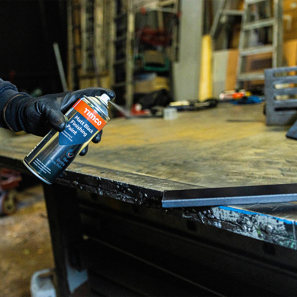 Finishing Paint Matt Black - 380ml - Image 2