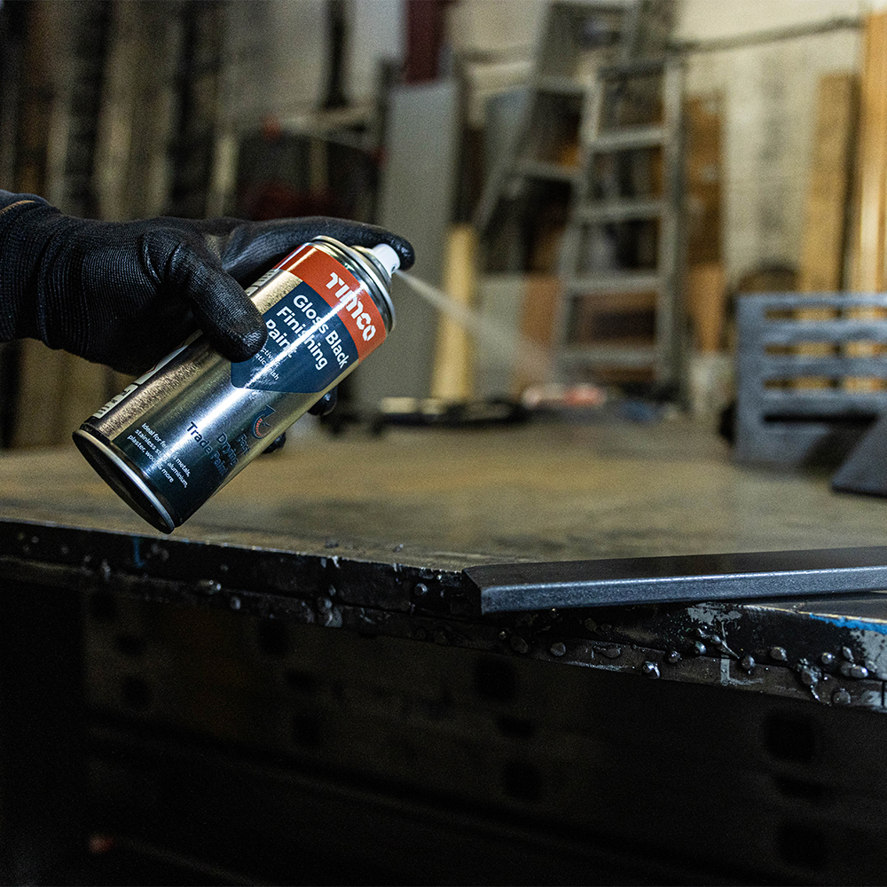 Finishing Paint Gloss Black - 380ml - Image 2