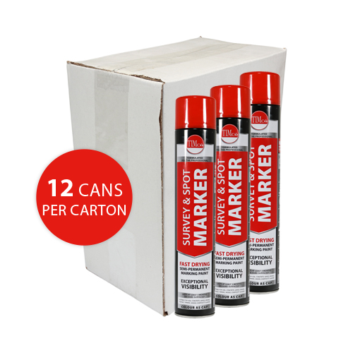 Survey & Spot Marker Red - 750ml - Image 2