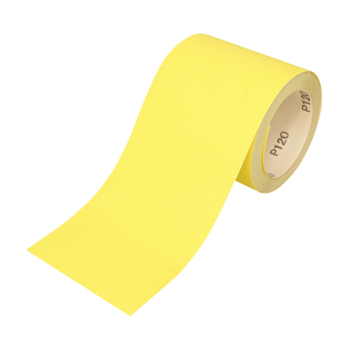 Sandpaper Roll 60 Grit Yellow - 115mm x 10m